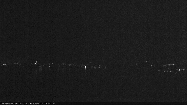 Lake Travis webcam, November 6, 2018 7:10 PM CT