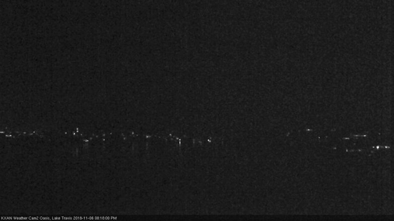 Lake Travis webcam, November 6, 2018 7:20 PM CT