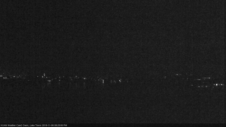 Lake Travis webcam, November 6, 2018 7:30 PM CT