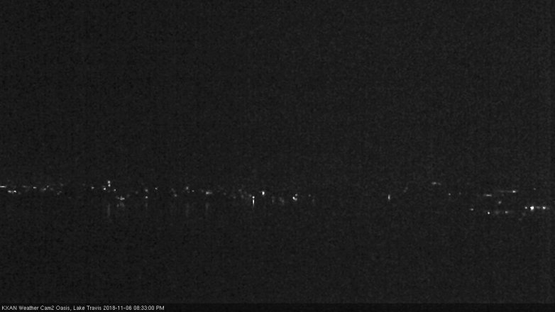 Lake Travis webcam, November 6, 2018 7:35 PM CT