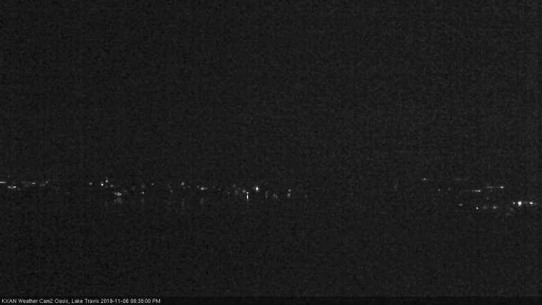 Lake Travis webcam, November 6, 2018 7:40 PM CT