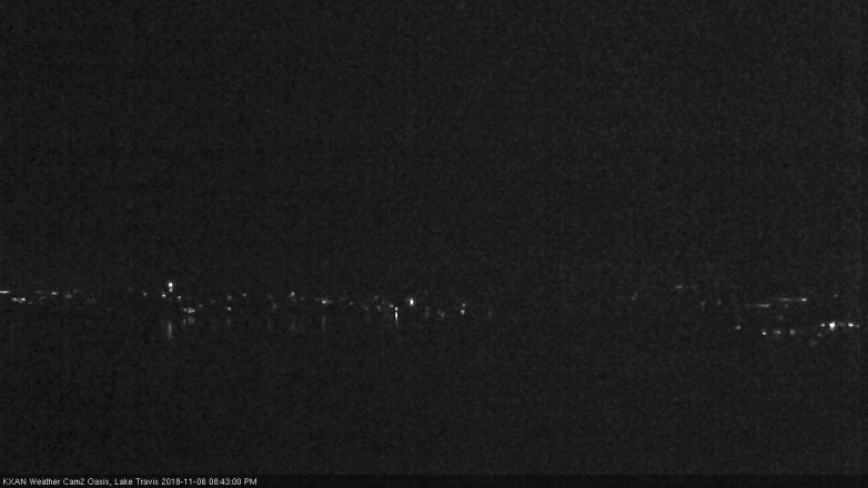 Lake Travis webcam, November 6, 2018 7:45 PM CT