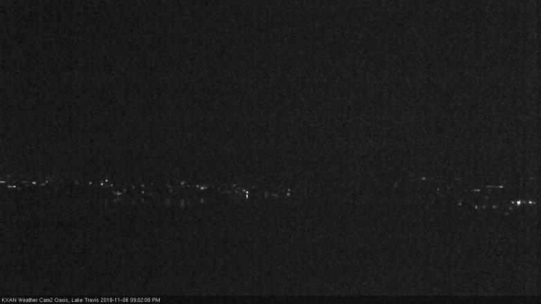 Lake Travis webcam, November 6, 2018 8:05 PM CT