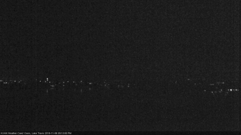Lake Travis webcam, November 6, 2018 8:15 PM CT