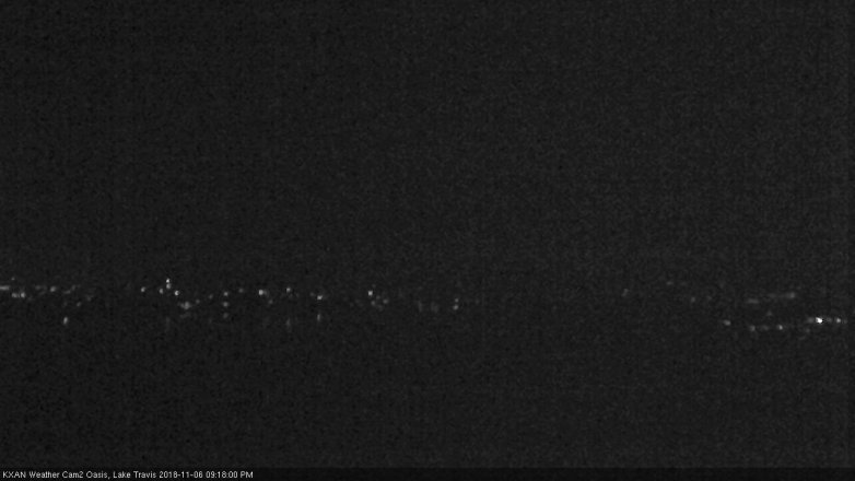 Lake Travis webcam, November 6, 2018 8:20 PM CT