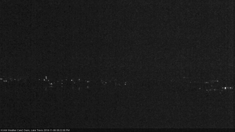 Lake Travis webcam, November 6, 2018 8:25 PM CT