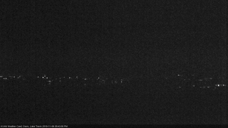 Lake Travis webcam, November 6, 2018 8:45 PM CT