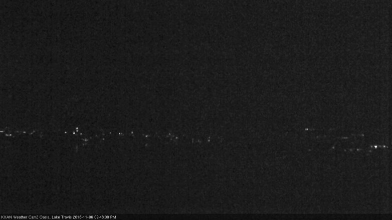 Lake Travis webcam, November 6, 2018 8:50 PM CT