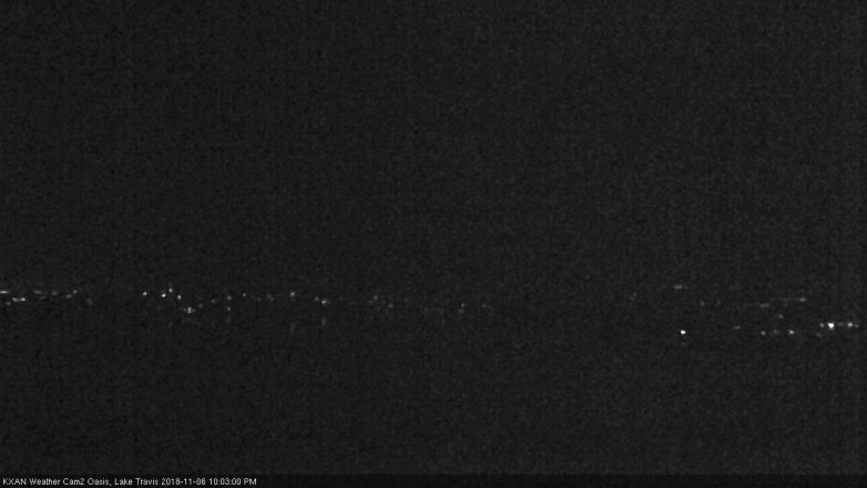 Lake Travis webcam, November 6, 2018 9:05 PM CT