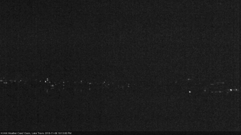 Lake Travis webcam, November 6, 2018 9:15 PM CT