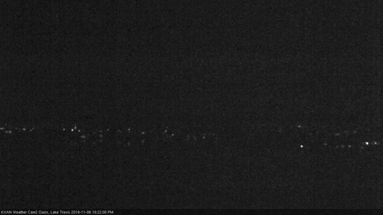Lake Travis webcam, November 6, 2018 9:25 PM CT