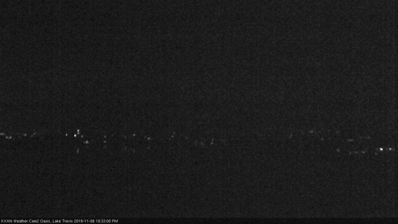 Lake Travis webcam, November 6, 2018 9:35 PM CT