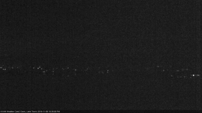 Lake Travis webcam, November 6, 2018 9:40 PM CT