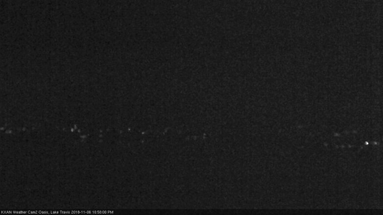 Lake Travis webcam, November 6, 2018 10:00 PM CT