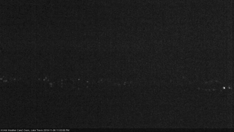 Lake Travis webcam, November 6, 2018 10:05 PM CT