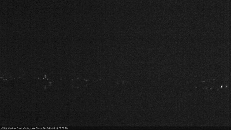 Lake Travis webcam, November 6, 2018 10:25 PM CT