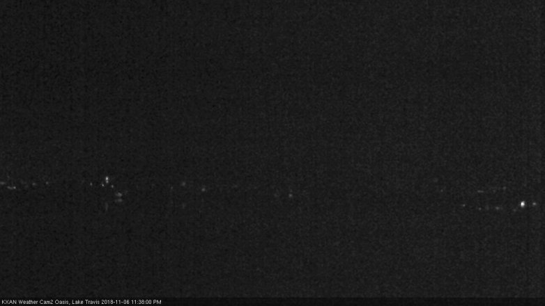 Lake Travis webcam, November 6, 2018 10:40 PM CT