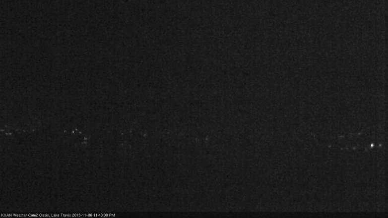 Lake Travis webcam, November 6, 2018 10:45 PM CT