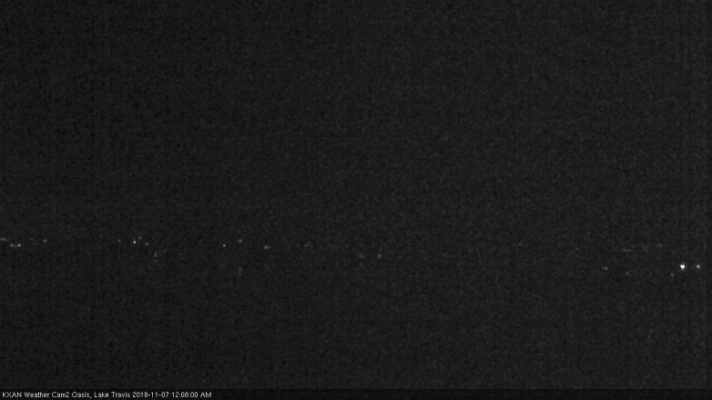Lake Travis webcam, November 6, 2018 11:10 PM CT