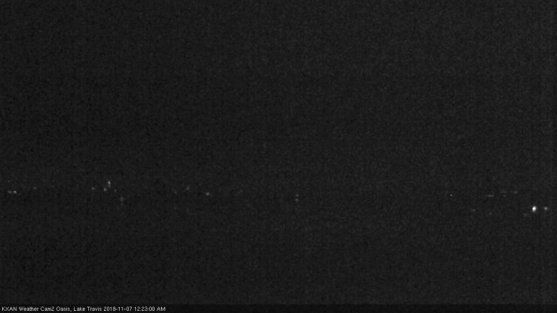 Lake Travis webcam, November 6, 2018 11:25 PM CT
