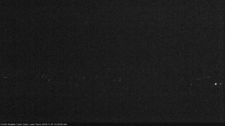 Lake Travis webcam, November 6, 2018 11:30 PM CT