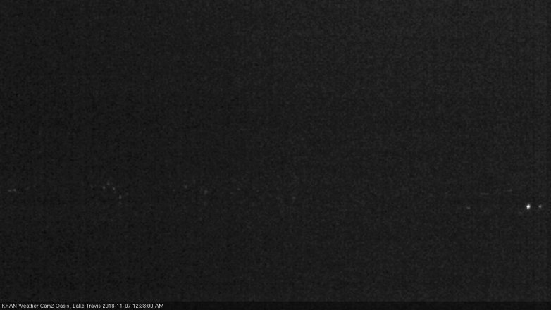 Lake Travis webcam, November 6, 2018 11:40 PM CT