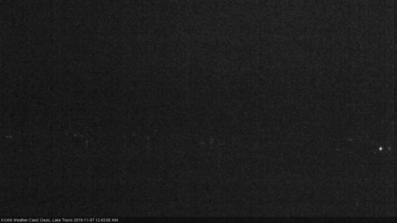 Lake Travis webcam, November 6, 2018 11:45 PM CT