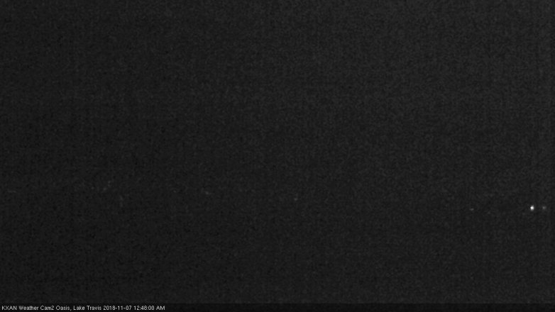 Lake Travis webcam, November 6, 2018 11:50 PM CT