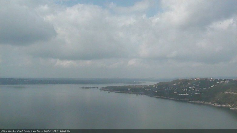 Lake Travis webcam, November 7, 2018 10:10 AM CT