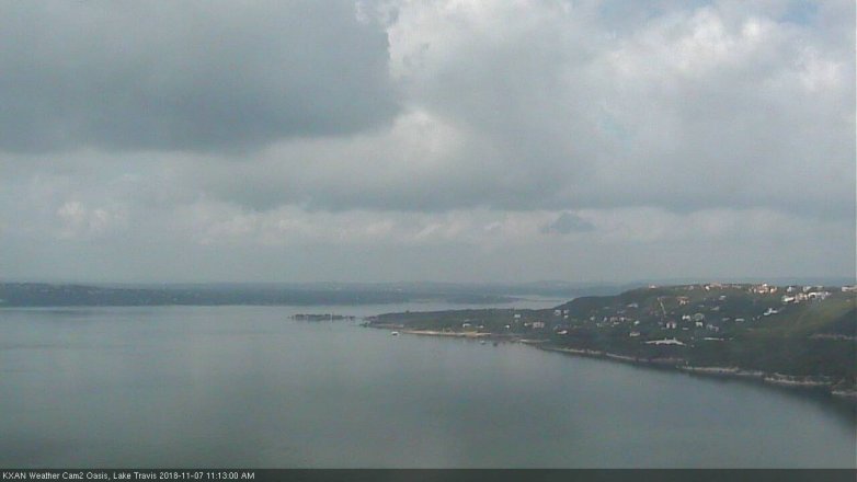Lake Travis webcam, November 7, 2018 10:15 AM CT