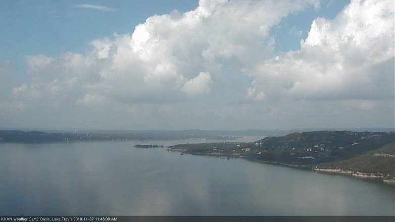 Lake Travis webcam, November 7, 2018 10:50 AM CT