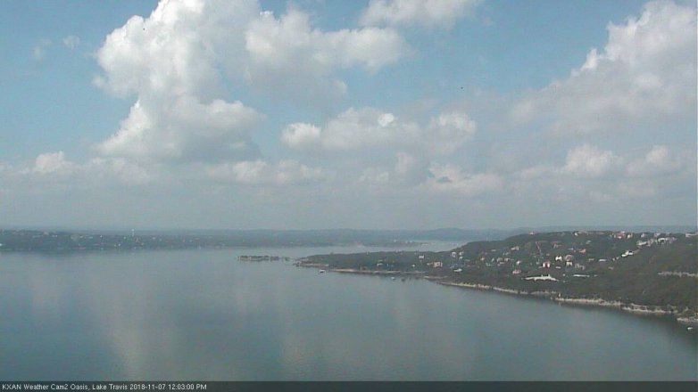 Lake Travis webcam, November 7, 2018 11:05 AM CT