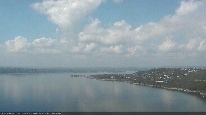 Lake Travis webcam, November 7, 2018 11:10 AM CT