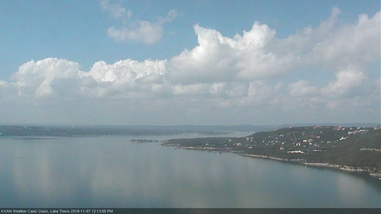 Lake Travis webcam, November 7, 2018 11:15 AM CT