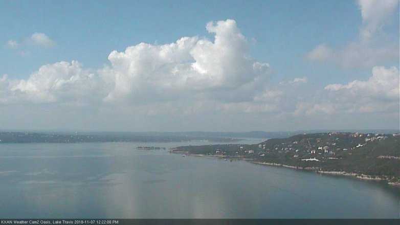 Lake Travis webcam, November 7, 2018 11:25 AM CT