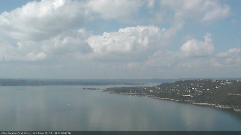 Lake Travis webcam, November 7, 2018 11:40 AM CT