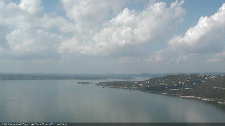 Lake Travis webcam, November 7, 2018 11:50 AM CT