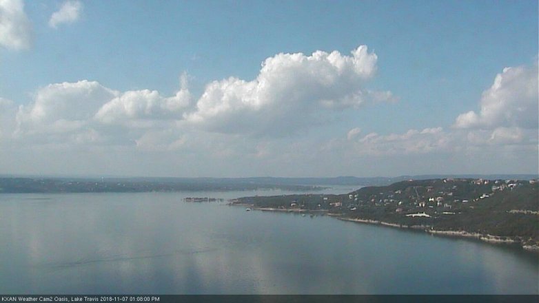 Lake Travis webcam, November 7, 2018 12:10 PM CT