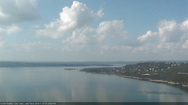 Lake Travis webcam, November 7, 2018 12:30 PM CT
