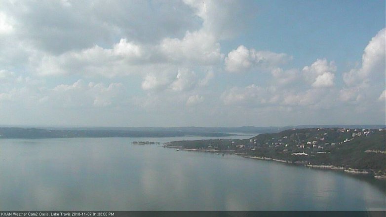 Lake Travis webcam, November 7, 2018 12:35 PM CT