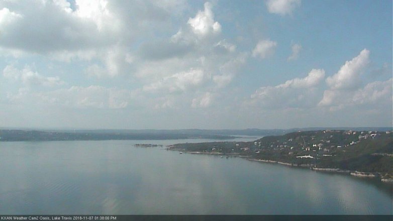 Lake Travis webcam, November 7, 2018 12:40 PM CT
