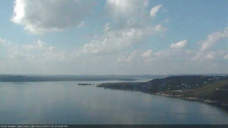 Lake Travis webcam, November 7, 2018 12:45 PM CT