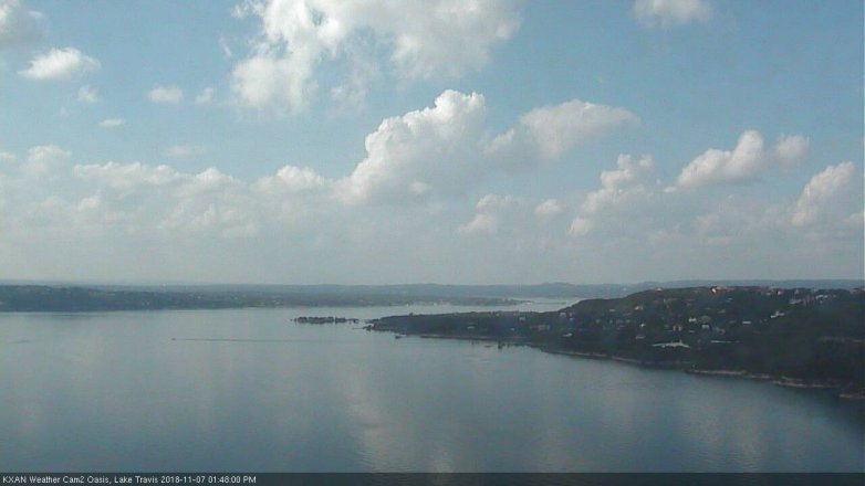 Lake Travis webcam, November 7, 2018 12:50 PM CT