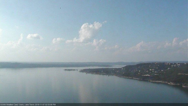 Lake Travis webcam, November 7, 2018 1:55 PM CT