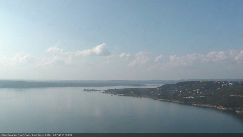 Lake Travis webcam, November 7, 2018 2:00 PM CT