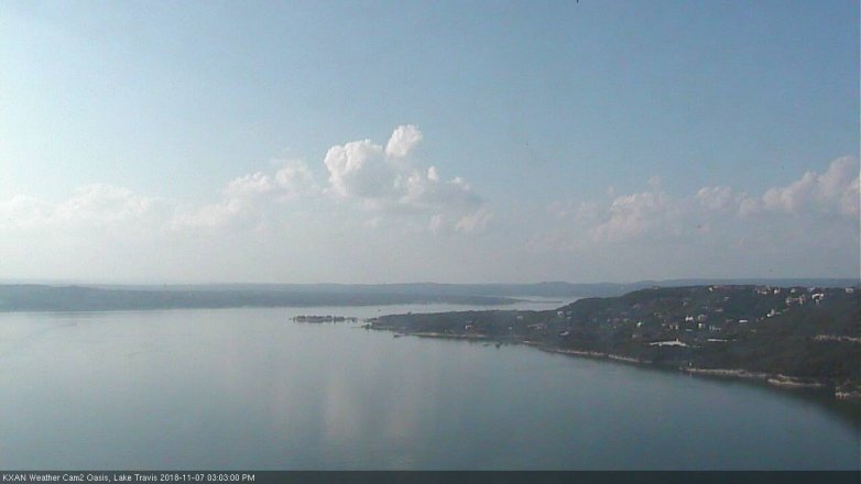 Lake Travis webcam, November 7, 2018 2:05 PM CT