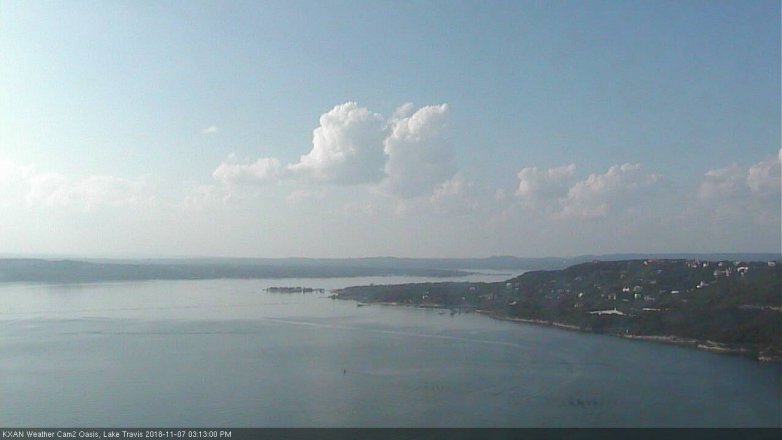 Lake Travis webcam, November 7, 2018 2:15 PM CT