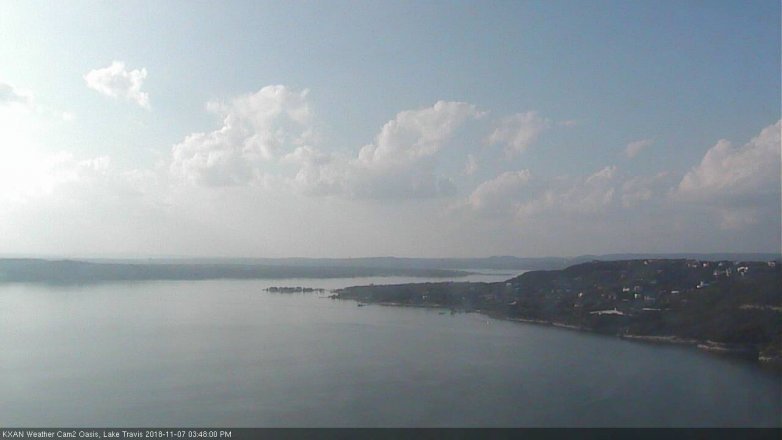 Lake Travis webcam, November 7, 2018 2:50 PM CT