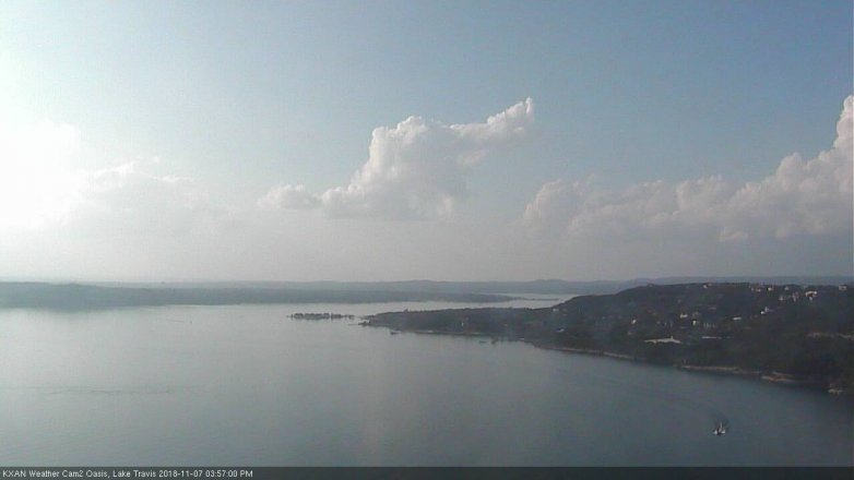 Lake Travis webcam, November 7, 2018 3:00 PM CT