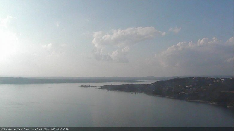 Lake Travis webcam, November 7, 2018 3:10 PM CT